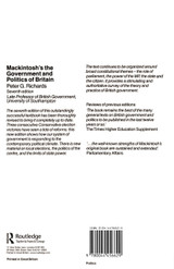 Mackintosh's The Government and Politics of Britain