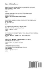 Neuropsychology of Emotion Neuropsychology of Emotion