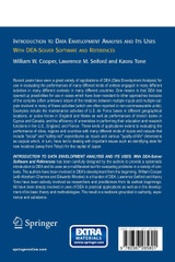 Introduction to Data Envelopment Analysis and Its Uses