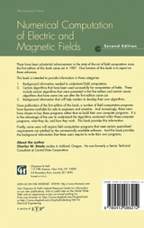 Numerical Computation of Electric and Magnetic Fields