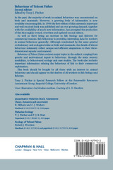 Behaviour of Teleost Fishes