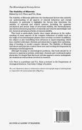 The Stability of Minerals