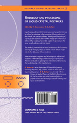 Rheology and Processing of Liquid Crystal Polymers