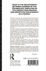 The Theory of Technological Change and Economic Growth The Theory of Technological Change and Economic Growth