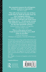 A Dictionary of Grammatical Terms in Linguistics A Dictionary of Grammatical Terms in Linguistics