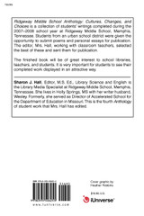 Ridgeway Middle School Anthology Ridgeway Middle School Anthology