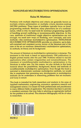 Nonlinear Multiobjective Optimization