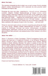 Adoptive Cellular Immunotherapy of Cancer