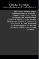 Kurtuluş Savaşının Marksist Leninist Değerlendirmesi