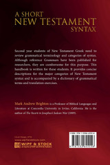 A Short New Testament Syntax