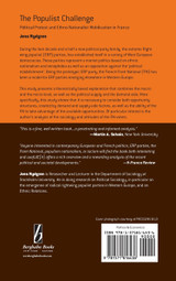The Populist Challenge The Populist Challenge