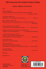 Journal for the Academic Study of Magic 3 Journal for the Academic Study of Magic 3