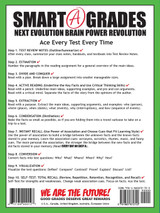 SMARTGRADES School Notebooks with Study Skills, RED APPLE,