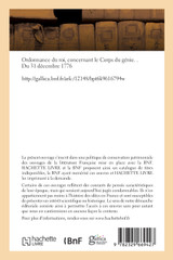 Ordonnance du roi du 31 décembre 1776, concernant le Corps du génie Ordonnance du roi du 31 décembre 1776, concernant le Corps du génie