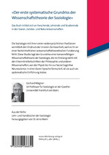 Die Wissenschaftstheorie der Soziologie Die Wissenschaftstheorie der Soziologie