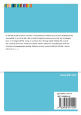 Sensor Systems and Communication Technologies in Autonomous Driving