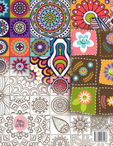 Vintage Quilt patterns coloring book for adults relaxation