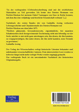 Fürst Hermann von Pückler-Muskau - Eine Biografie Fürst Hermann von Pückler-Muskau - Eine Biografie