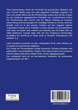 Studien zur Geschichte des griechischen Alphabets Studien zur Geschichte des griechischen Alphabets
