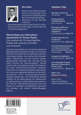 Überwindung von Informationsasymmetrien im Private Equity. Eine Analyse der Prinzipal-Agenten-Problematik zwischen Gründern und Investoren
