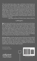 Authoritarian Party Structures and Democratic Political Setting in Turkey Authoritarian Party Structures and Democratic Political Setting in Turkey