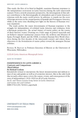 Imperial Russia and the Struggle for Latin American Independence, 1808-1828