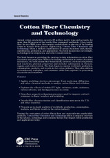 Cotton Fiber Chemistry and Technology