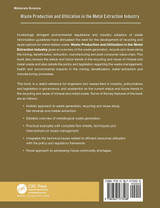 Waste Production and Utilization in the Metal Extraction Industry