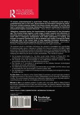 Routledge Handbook on Information Technology in Government Routledge Handbook on Information Technology in Government