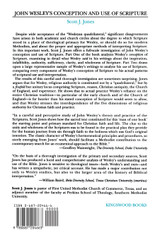 John Wesley's Conception and Use of Scripture John Wesley's Conception and Use of Scripture
