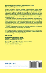 Applied Molecular Genetics of Filamentous Fungi Applied Molecular Genetics of Filamentous Fungi