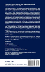 Extraction of Natural Products Using Near-Critical Solvents