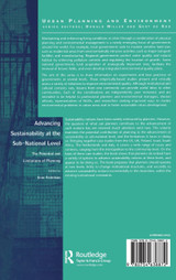 Advancing Sustainability at the Sub-National Level Advancing Sustainability at the Sub-National Level