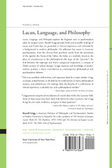 Lacan, Language, and Philosophy