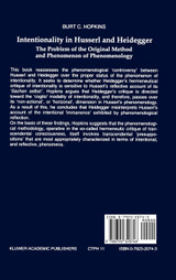 Intentionality in Husserl and Heidegger Intentionality in Husserl and Heidegger