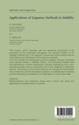 Applications of Liapunov Methods in Stability