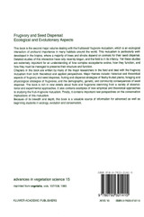 Frugivory and seed dispersal