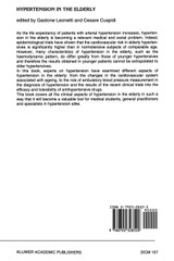Hypertension in the Elderly Hypertension in the Elderly