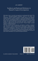 Synthesis and Backward Reference in Husserl's Logical Investigations
