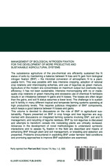 Management of Biological Nitrogen Fixation for the Development of More Productive and Sustainable Agricultural Systems