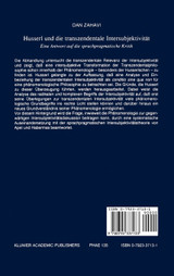 Husserl und Die Transzendentale Intersubjektivität Husserl und Die Transzendentale Intersubjektivität