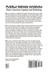 Pueblo Indian Wisdom Pueblo Indian Wisdom