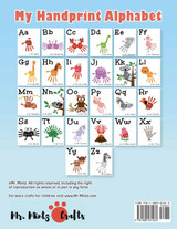 My First ABC Book. Handprint Alphabet Workbook For Preschool and Kindergarten My First ABC Book. Handprint Alphabet Workbook For Preschool and Kindergarten