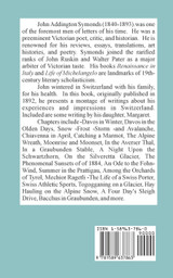 Our Life in the Swiss Highlands