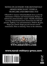 NOTES ON GUNNERY FOR DEFENSIVELY ARMED MERCHANT VESSELS, TRAWLERS AND DRIFTERS 1918