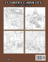 Country Cabin Life Coloring Book Country Cabin Life Coloring Book