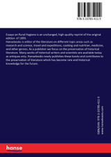 Essays on Rural Hygiene Essays on Rural Hygiene