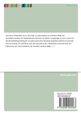 Das Sprachbewusstsein der frankophonen Québecois. Welchen Einfluss hat es auf Ergonyme im Schnellrestaurant Mc Donald's?