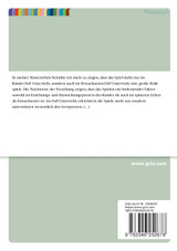 Das Spiel im Erwachsenen-DaF-Unterricht Das Spiel im Erwachsenen-DaF-Unterricht