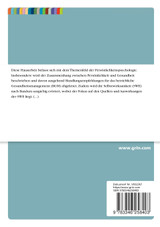 Ein Einblick in die Persönlichkeitspsychologie. Der Zusammenhang zwischen Persönlichkeit und Gesundheit, Transaktionales Stressmodell und Selbstwirksamkeit Ein Einblick in die Persönlichkeitspsychologie. Der Zusammenhang zwischen Persönlichkeit und Gesundheit, Transaktionales Stressmodell und Selbstwirksamkeit